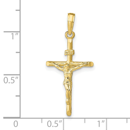 10K Yellow Gold 10K Stick Style Crucifix Pendant