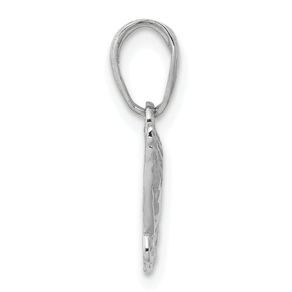 10K White Gold 10K Praying Hands Pendant