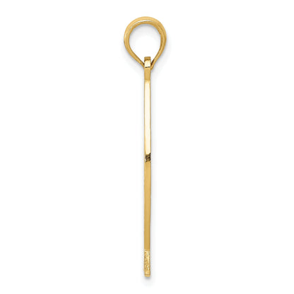 10K Yellow Gold 10K Ichthus Fish With Jesus Pendant