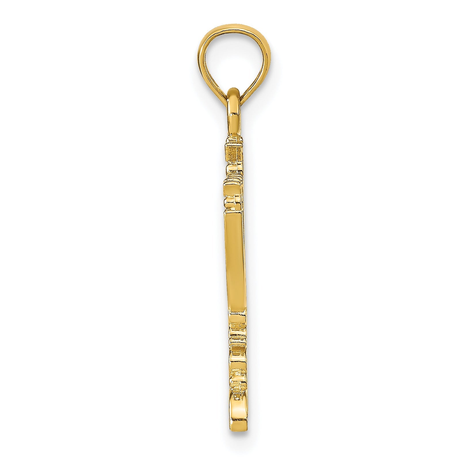 10K Yellow Gold 10K Menorah Pendant