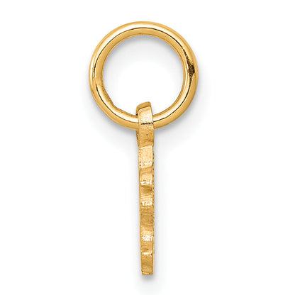 10k Yellow Gold He LOVES ME Charm