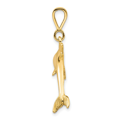 10K Yellow Gold Dolphin Charm
