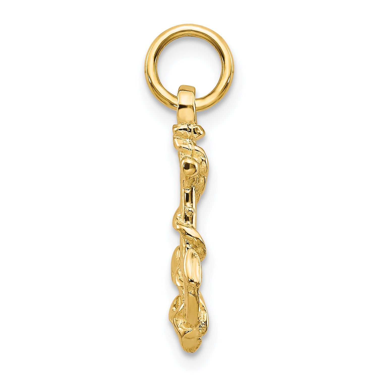 10k Yellow Gold Anchor Pendant