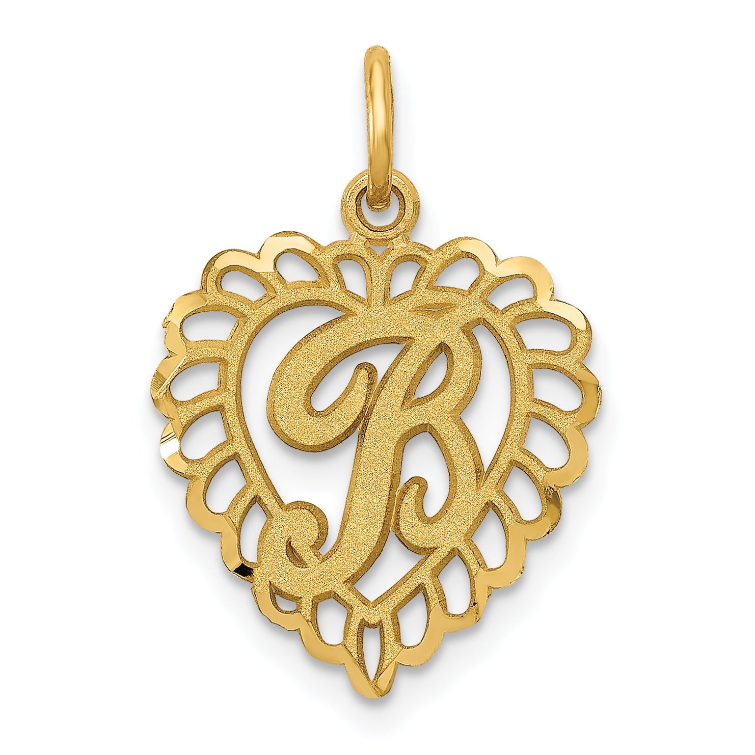 10K Yellow Gold 10Ky Initial B Charm