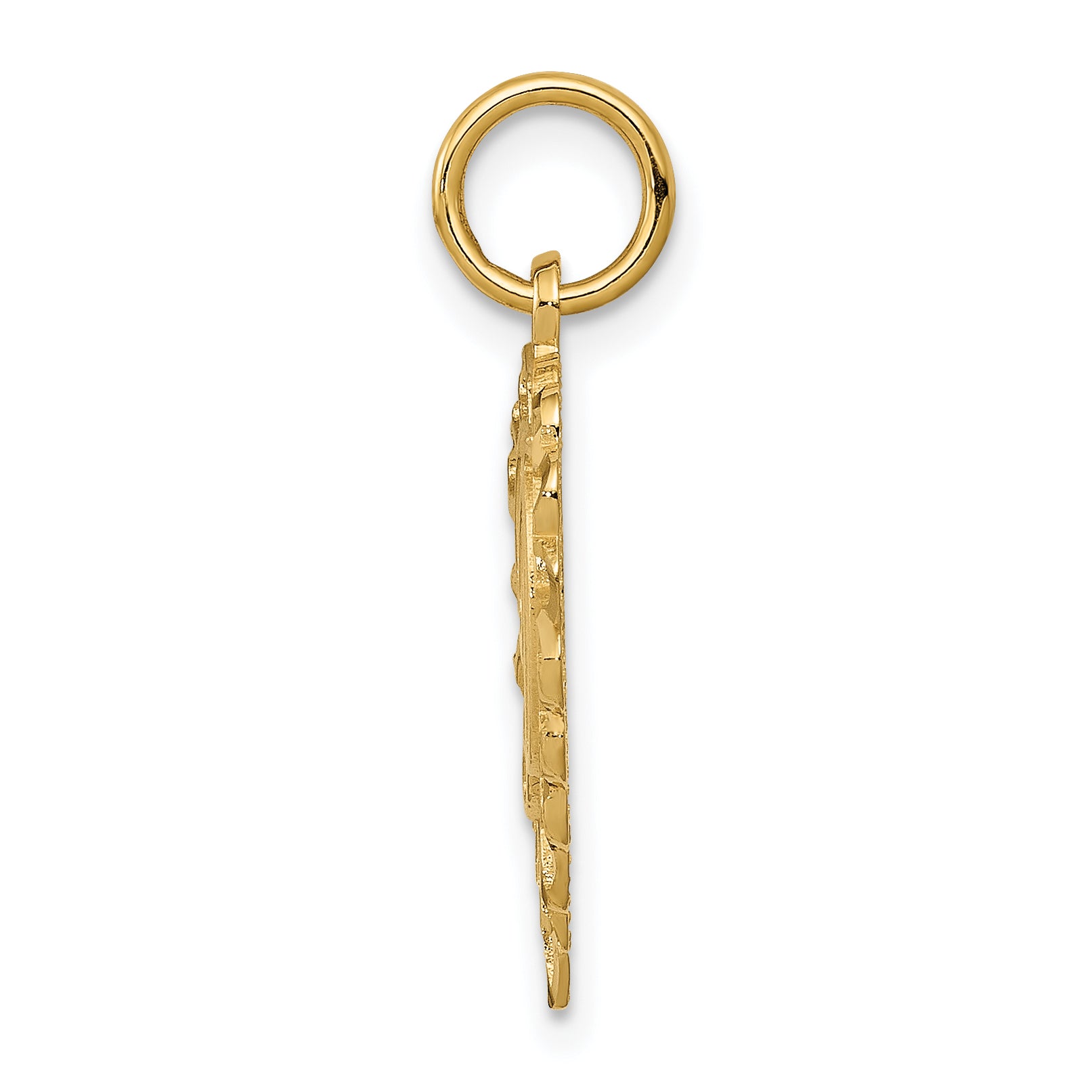 10K Yellow Gold 10Ky Initial D Charm