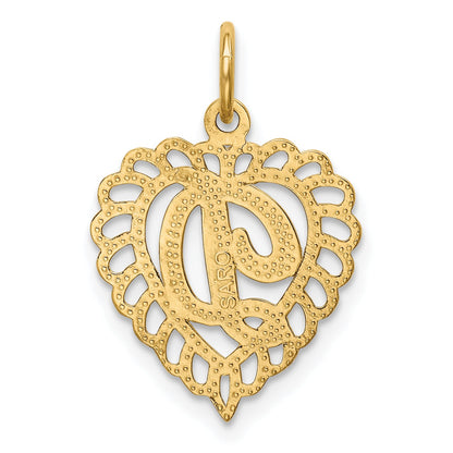 10K Yellow Gold 10Ky Initial D Charm