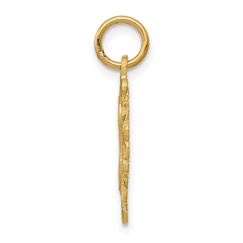 10K Yellow Gold Initial G Charm