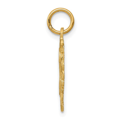 10K Yellow Gold Initial G Charm