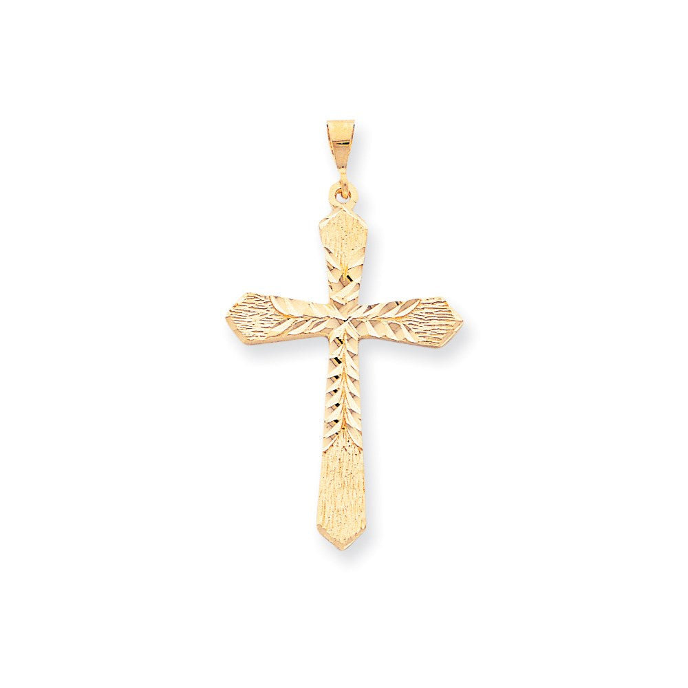 10k Yellow Gold Cross Charm