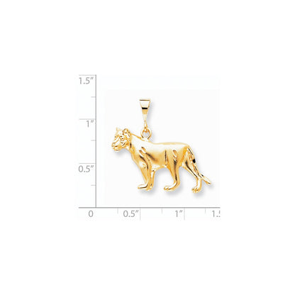 10k Yellow Gold BIG CAT CHARM