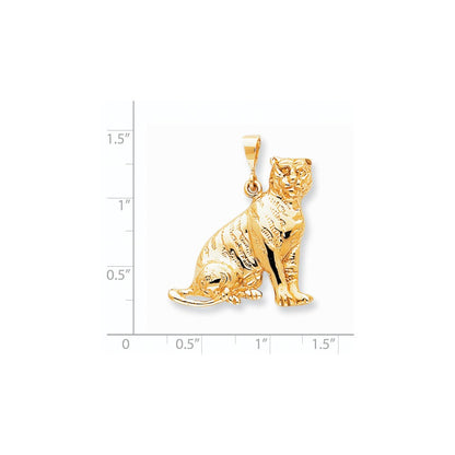 10k Yellow Gold TIGER CHARM