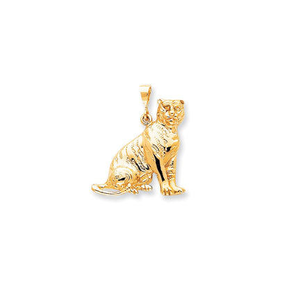 10k Yellow Gold TIGER CHARM