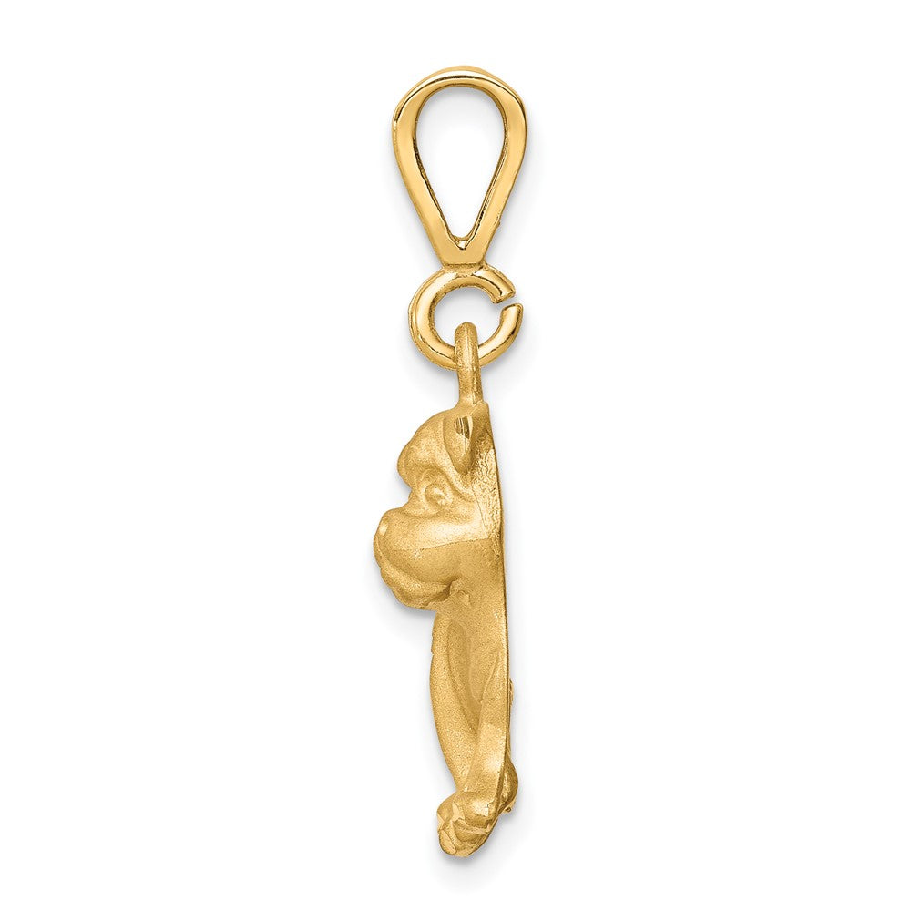 10K Yellow Gold Dog Charm