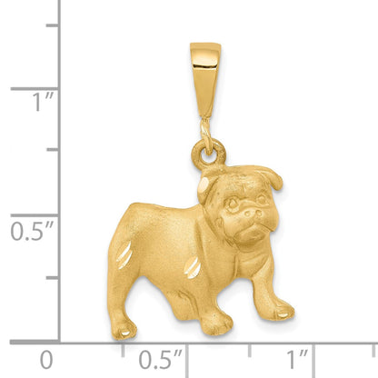 10K Yellow Gold Dog Charm