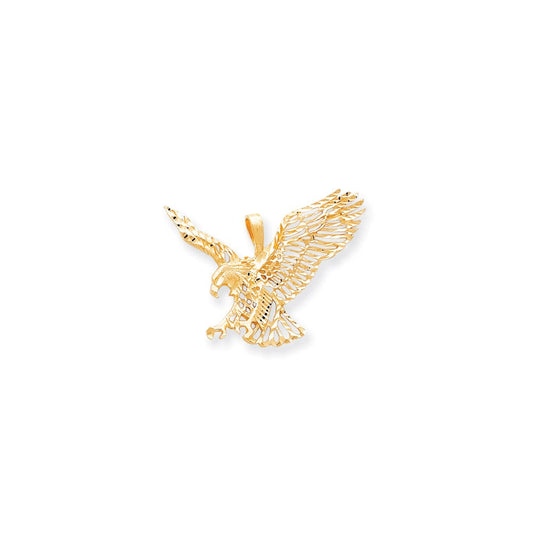 10k Yellow Gold LARGE EAGLE CHARM