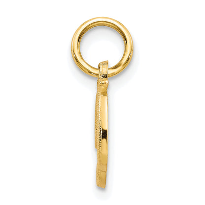 10K Yellow Gold Initial D Charm