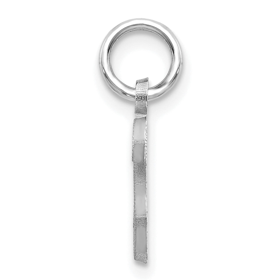 10K White Gold 10Kw Initial S Charm