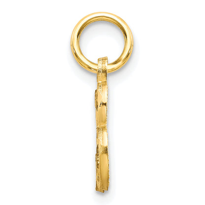 10K Yellow Gold Initial B Charm