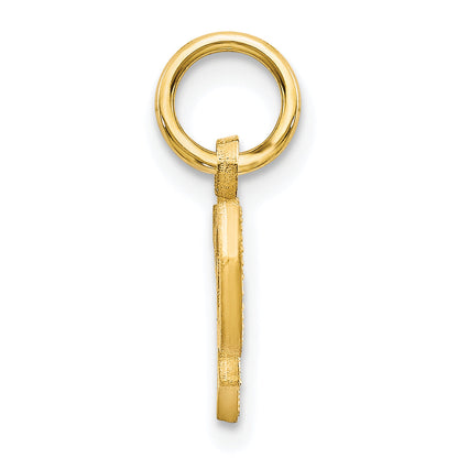 10K Yellow Gold Initial P Charm