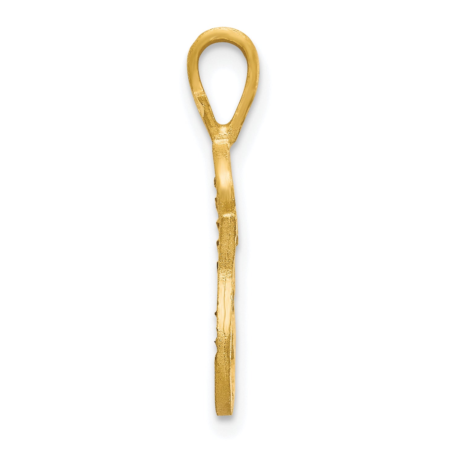 10K Yellow Gold Initial G Pendant