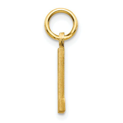 10K Yellow Gold Initial L Charm