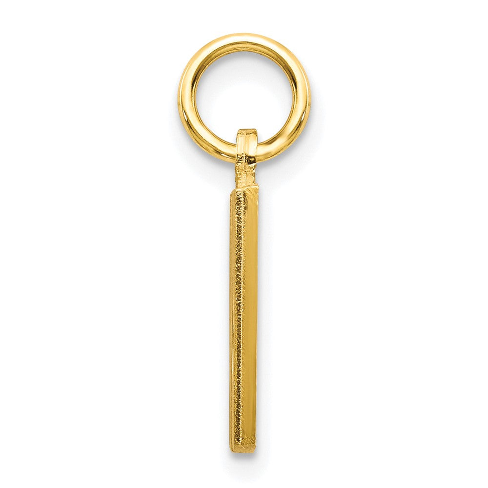 10K Yellow Gold Initial M Charm