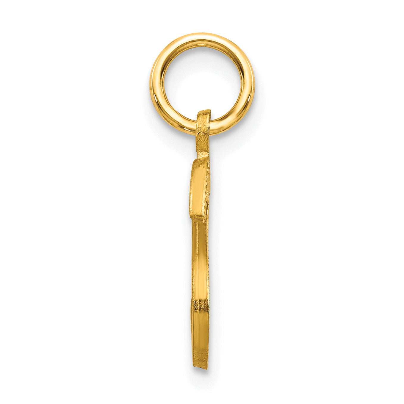 10K Yellow Gold Initial S Charm