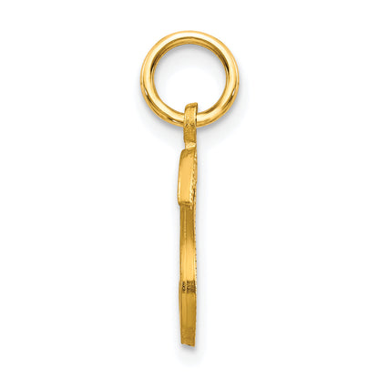 10K Yellow Gold Initial S Charm