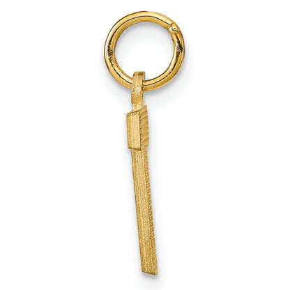 10K Yellow Gold Initial T Charm