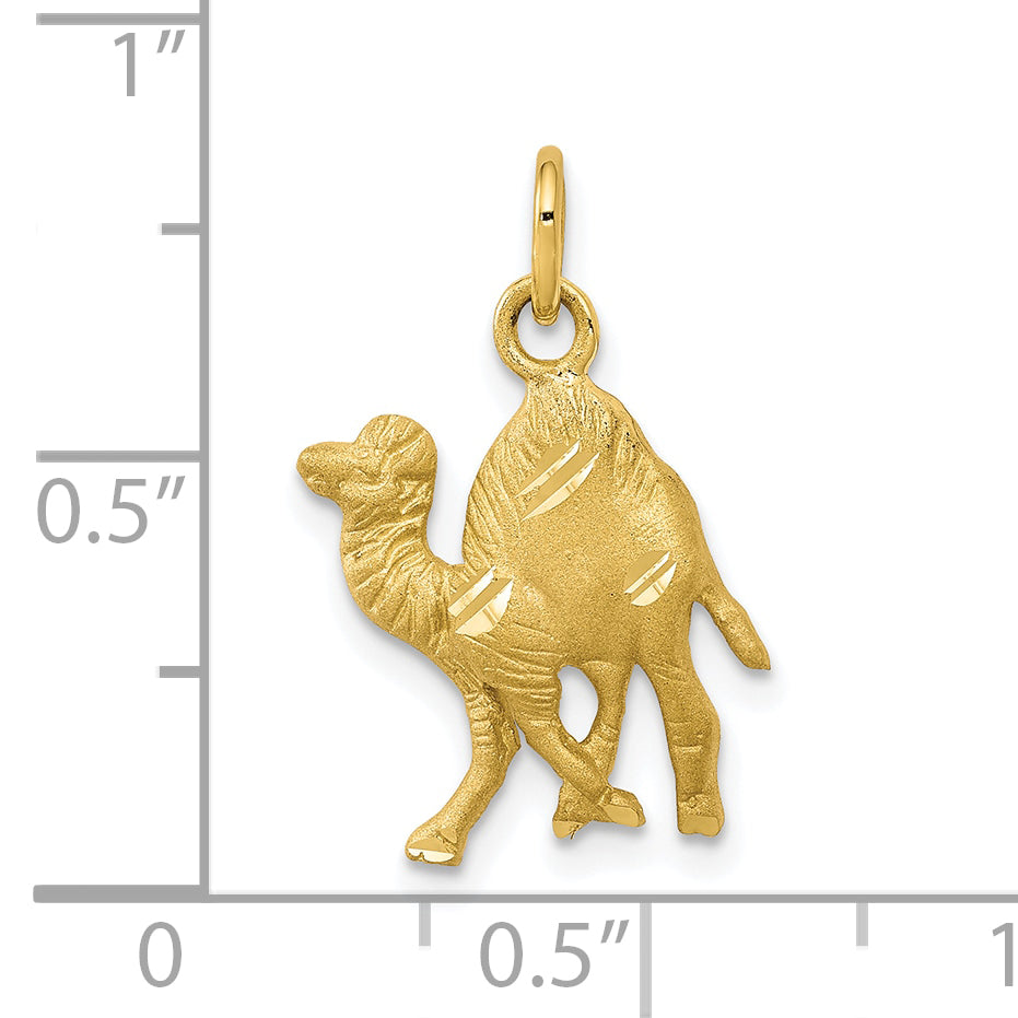 10K Yellow Gold Camel Charm