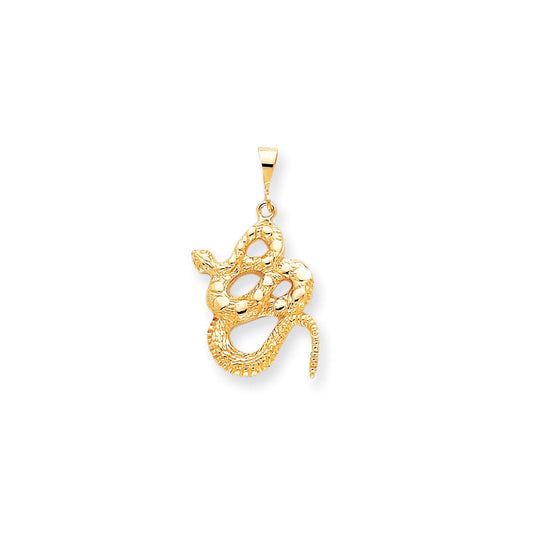 10k Yellow Gold SNAKE CHARM
