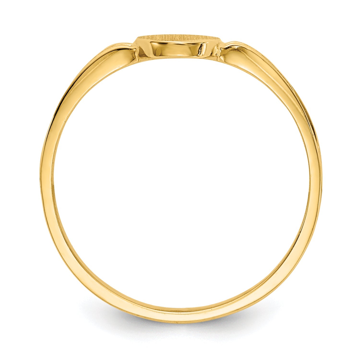10K Yellow Gold 10K Signet Ring