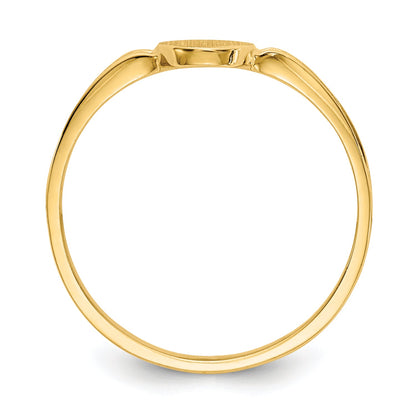 10K Yellow Gold 10K Signet Ring