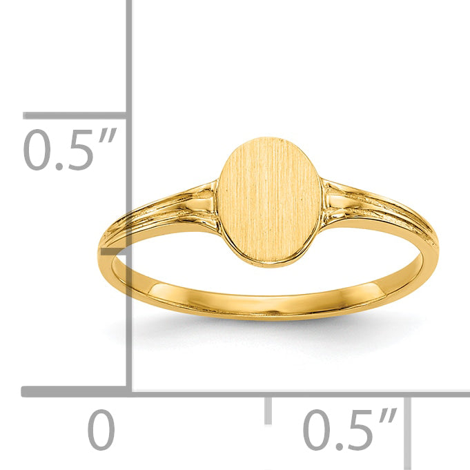10K Yellow Gold 10K Signet Ring