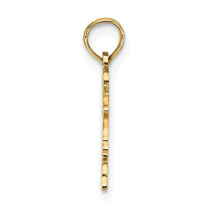 10K Yellow Gold 10K Solid Virginia State Pendant