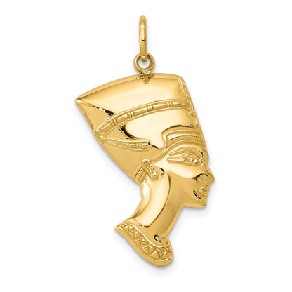 10K Yellow Gold Nefertiti Charm