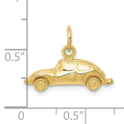10K Yellow Gold Car Charm