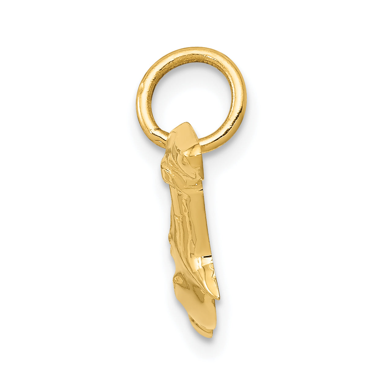 10K Yellow Gold Hammerhead Shark Charm