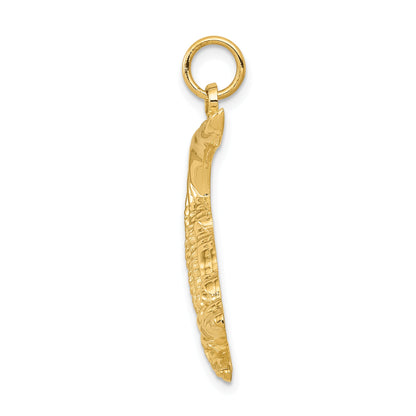 10K Yellow Gold Alligator Charm