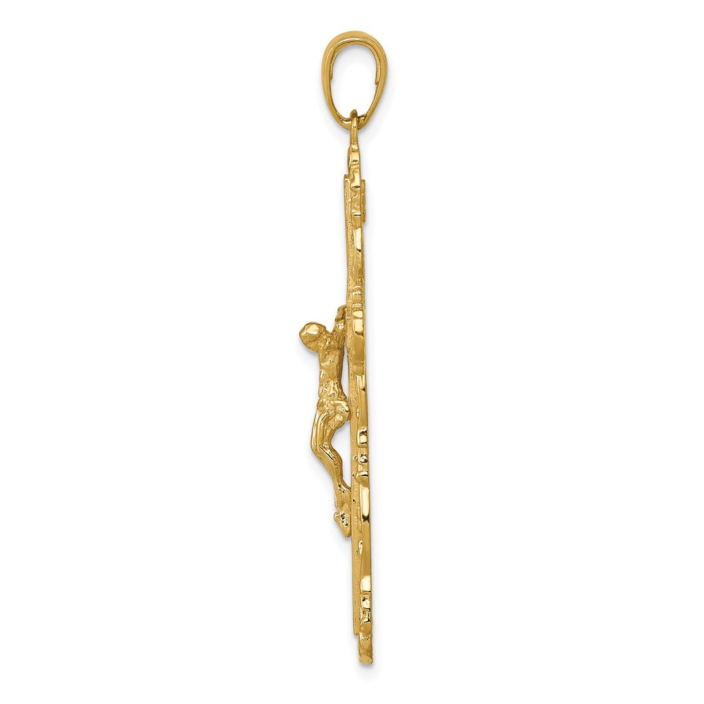 10K Yellow Gold Crucifix Pendant