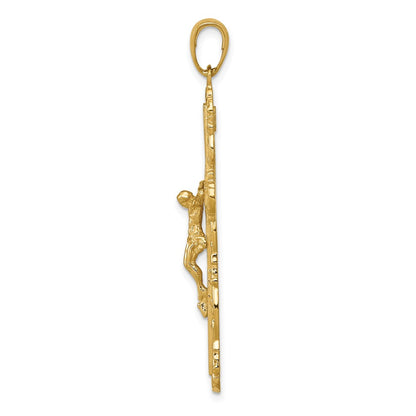 10K Yellow Gold Crucifix Pendant