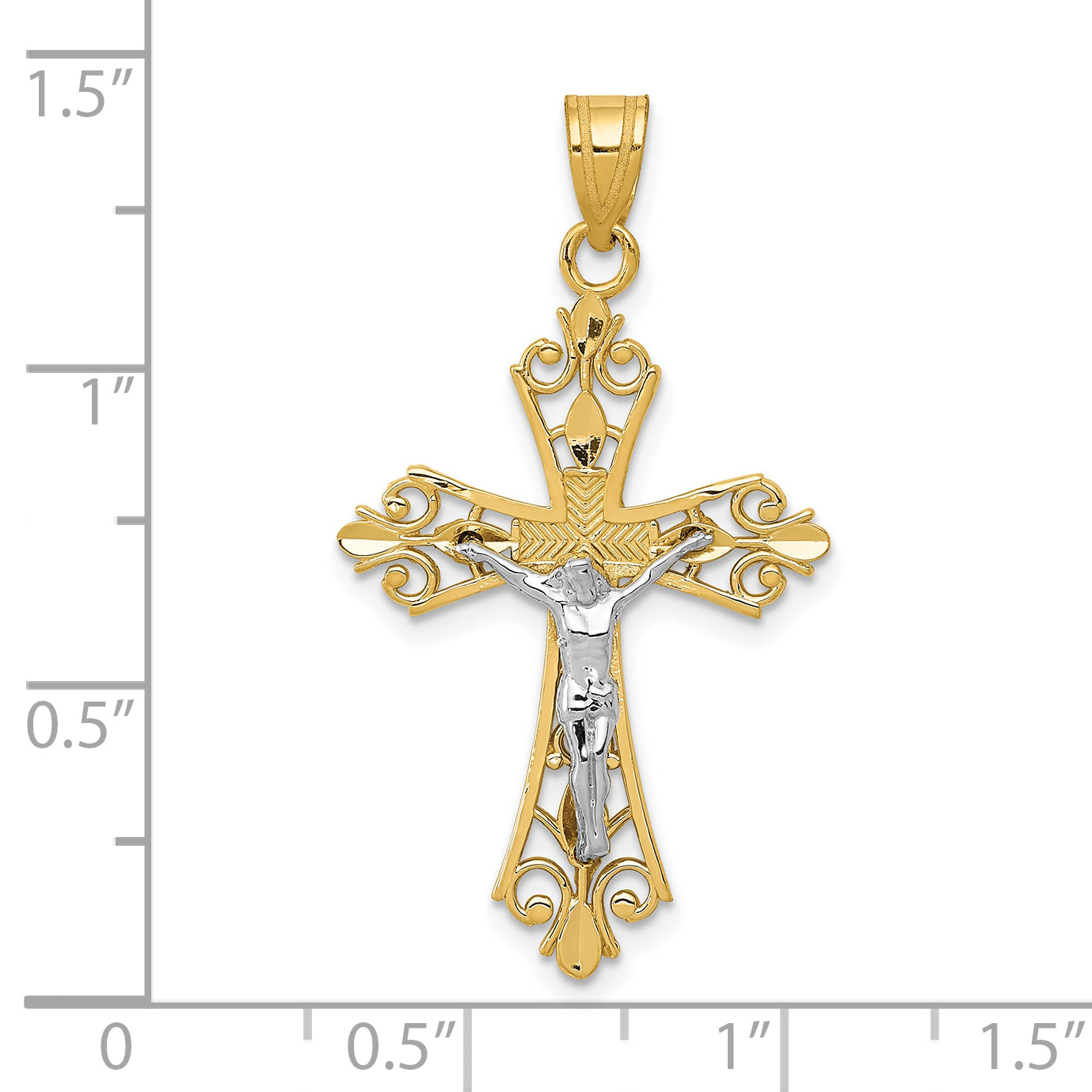 10K Two-Tone 10K Pendant