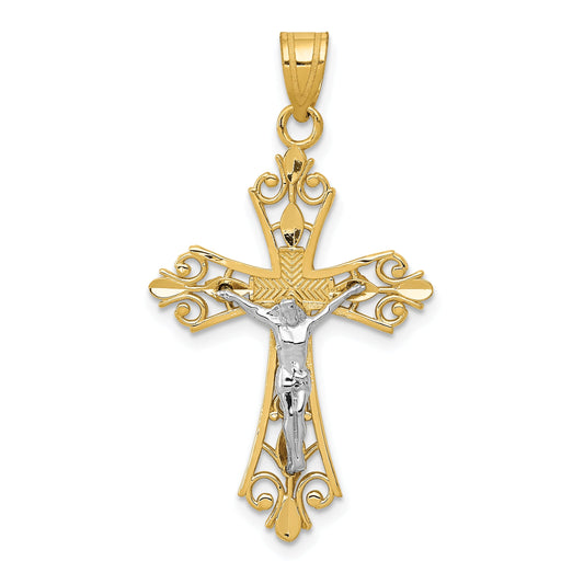 10K Two-Tone 10K Pendant