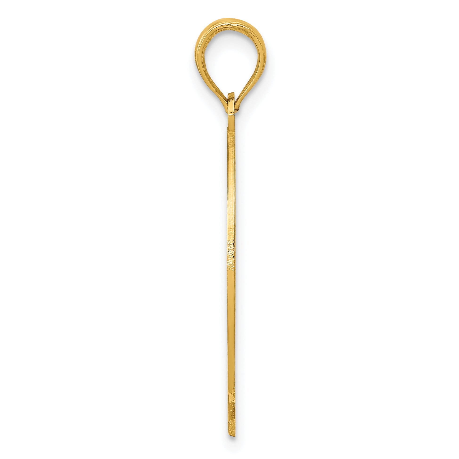 10K Yellow Gold Ichthus Fish Pendant