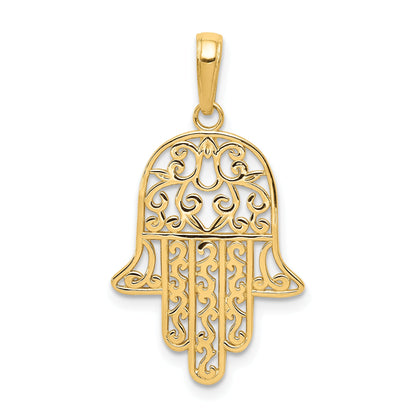 10K Yellow Gold Chamseh Pendant