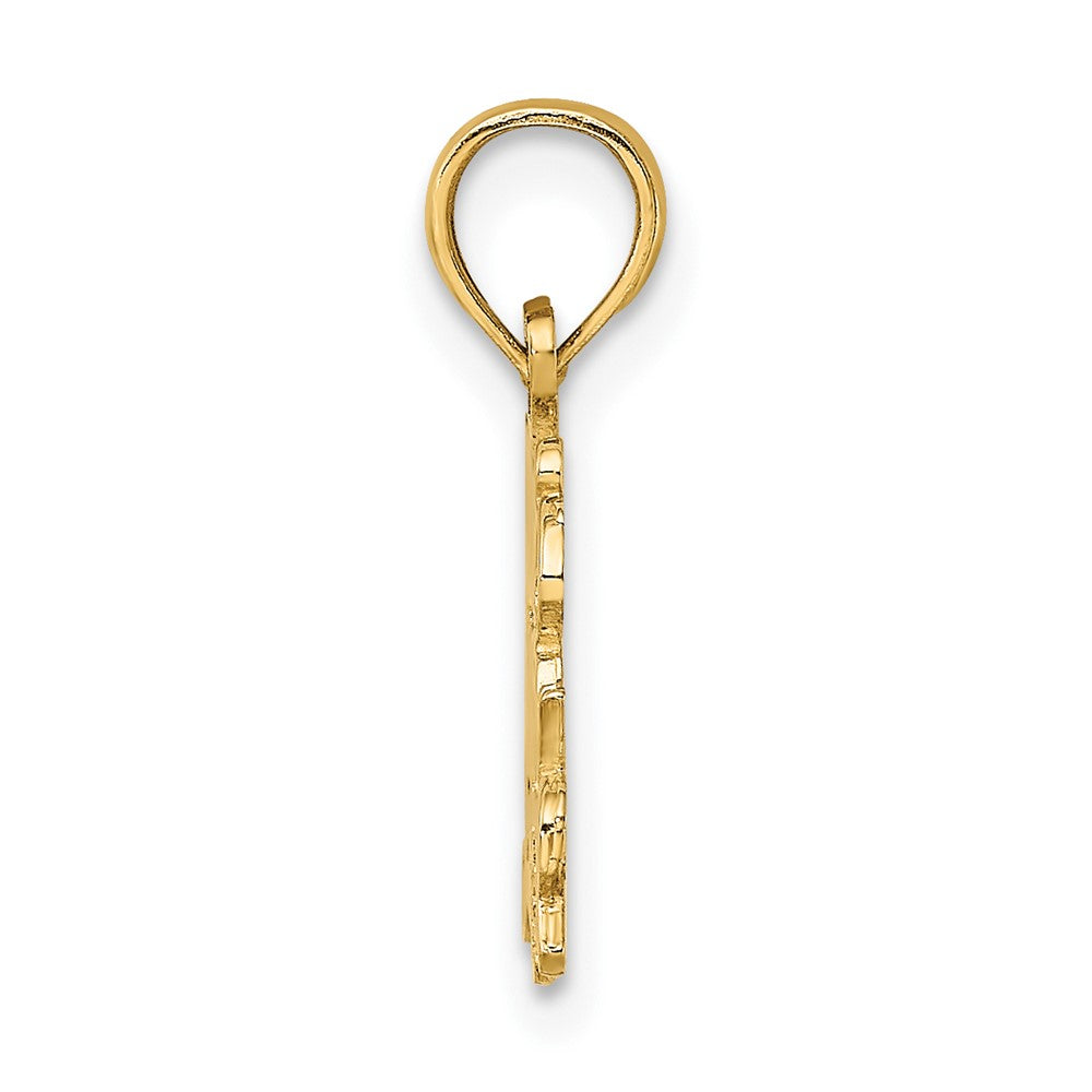 10K Yellow Gold 10K Today Tomorrow And Forever Charm
