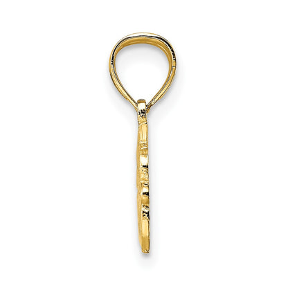 10K Yellow Gold 10K Best Friend Pendant