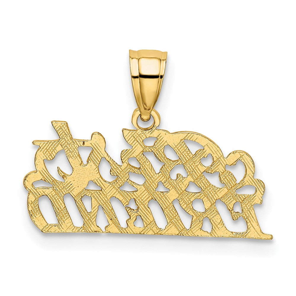 10K Yellow Gold 10K Best Friend Pendant