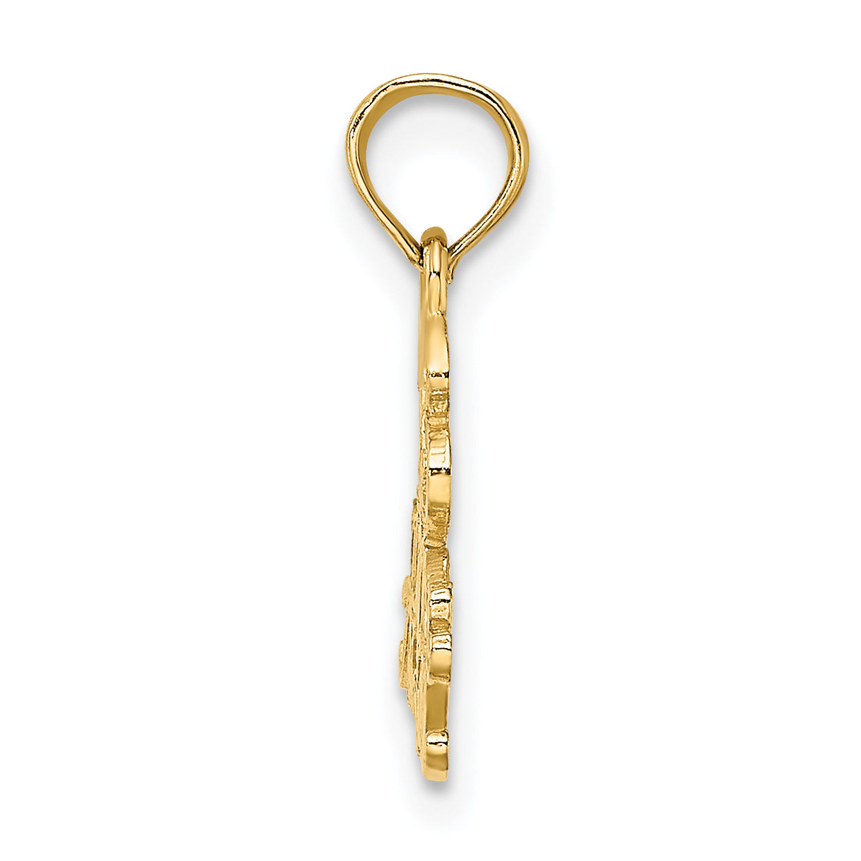 10K Yellow Gold 10K 13 At Last Pendant