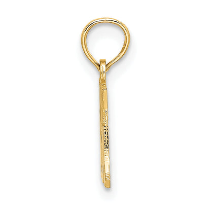 10K Yellow Gold 10K I Heart My Mom Pendant